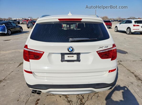 5UXWX9C55H0D97655 2017 BMW X3 White Widok z tyłu