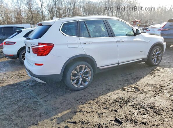 5UXWX9C55H0T02122 2017 BMW X3 Белый Задняя правая четверть