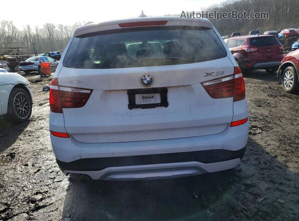 5UXWX9C55H0T02122 2017 BMW X3 Белый Вид сзади