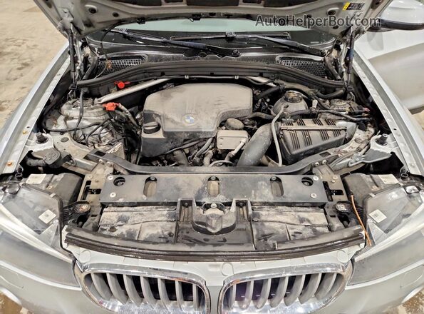 5UXWX9C55H0T05764 2017 BMW X3 Silver Շարժիչի բաժամունքի տեսք