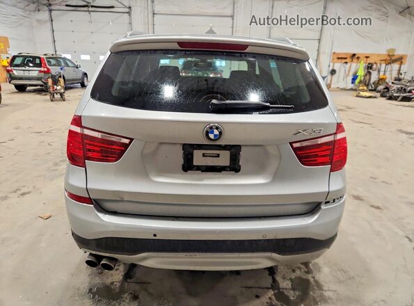 5UXWX9C55H0T05764 2017 BMW X3 Silver Հետևի տեսք