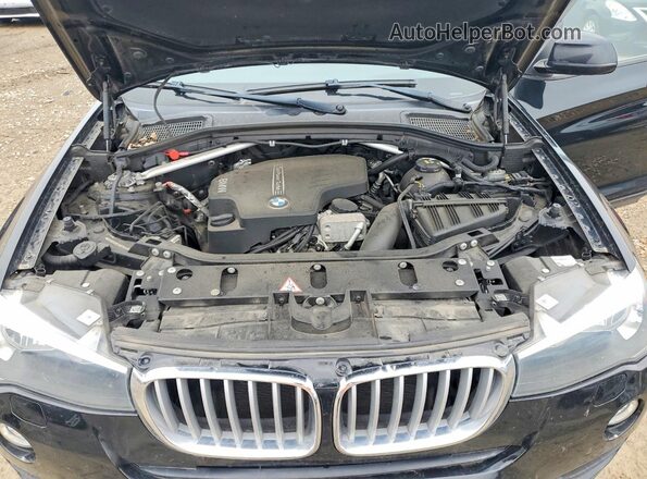5UXWX9C57G0D79267 2016 BMW X3 Черный Вид подкапотного пространства