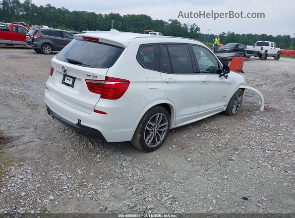 5UXWX9C59G0D83563 2016 BMW X3 Белый Задняя правая четверть