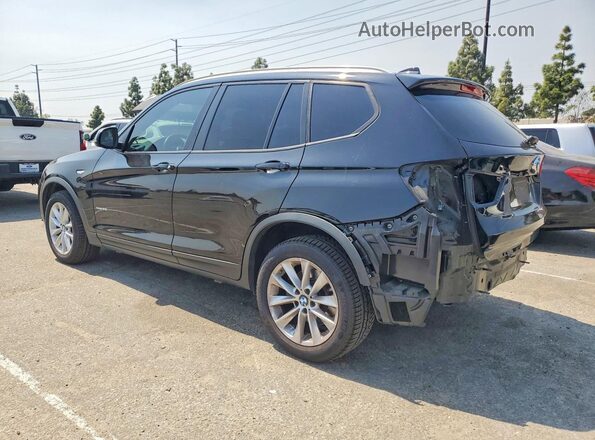 5UXWX9C59H0T15097 2017 BMW X3 Черный Задняя левая четверть