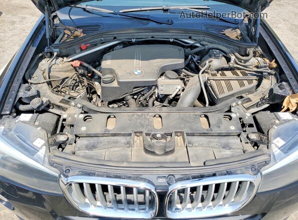 5UXWX9C59H0T15097 2017 BMW X3 Черный Вид задней части салона