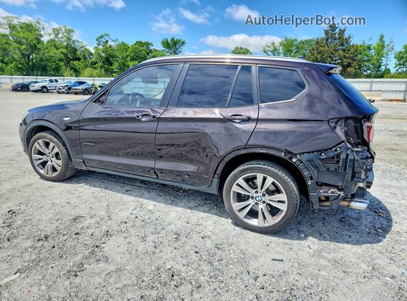5UXWX9C5XG0D76105 2016 BMW X3 Brown Trasero izquierdo
