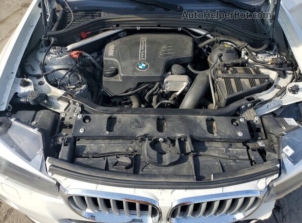 5UXWX9C5XH0D97621 2017 BMW X3 Белый Вид подкапотного пространства