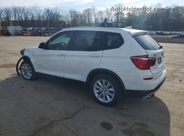 5UXWX9C5XH0D97621 2017 BMW X3 Белый Задняя левая четверть