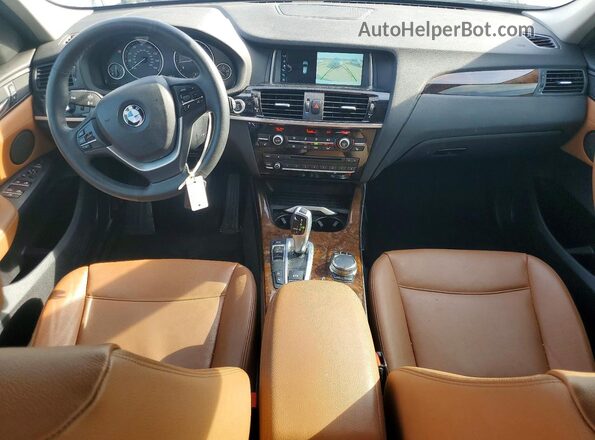 5UXWX9C5XH0D97621 2017 BMW X3 Белый Вид панели приборов