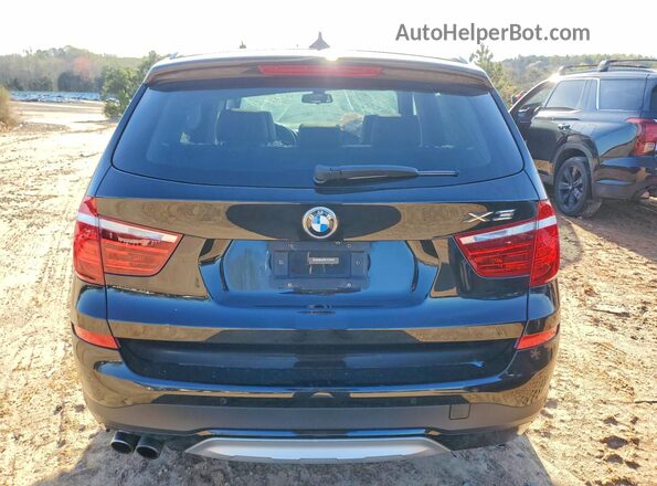 5UXWX9C5XH0T03900 2017 BMW X3 Черный Вид сзади