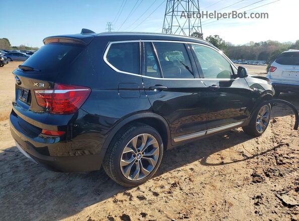 5UXWX9C5XH0T03900 2017 BMW X3 Черный Задняя правая четверть