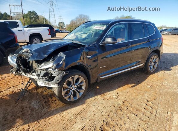5UXWX9C5XH0T03900 2017 BMW X3 Черный Передняя левая четверть