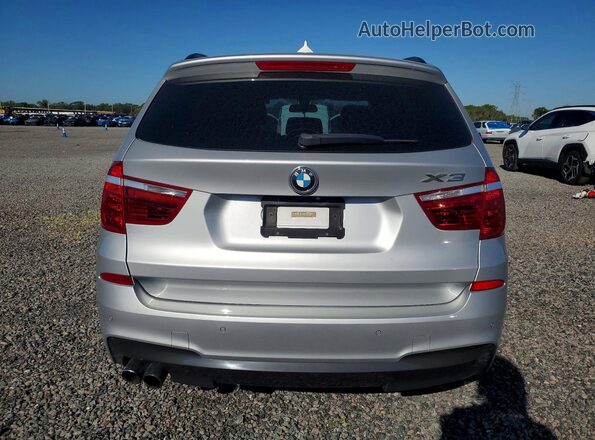 5UXWZ7C31H0V88175 2017 BMW X3 Silver Widok z tyłu