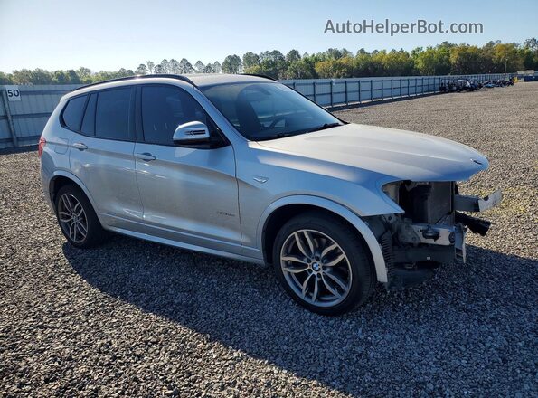 5UXWZ7C31H0V88175 2017 BMW X3 Silver Przód prawy