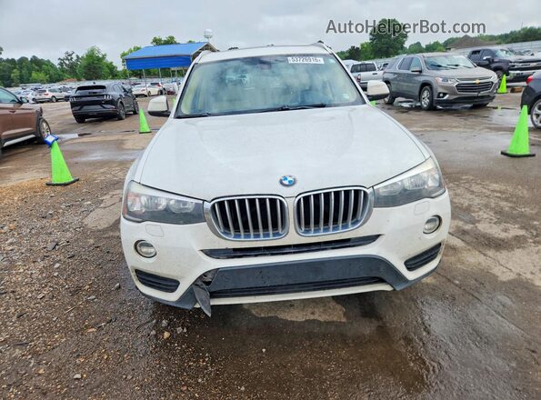 5UXWZ7C34H0X39851 2017 BMW X3 Белый Вид спереди