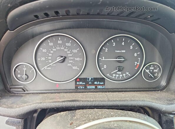 5UXWZ7C34H0X39851 2017 BMW X3 Белый Вид щитка приборов