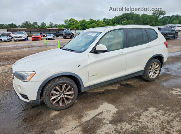 5UXWZ7C34H0X39851 2017 BMW X3 Белый Передняя левая четверть