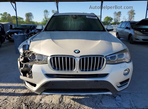 5UXWZ7C36H0V91301 2017 BMW X3 Белый Вид спереди