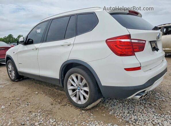 5UXWZ7C36H0X40564 2017 BMW X3 Белый Задняя левая четверть