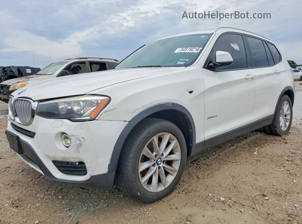 5UXWZ7C36H0X40564 2017 BMW X3 Белый Передняя левая четверть