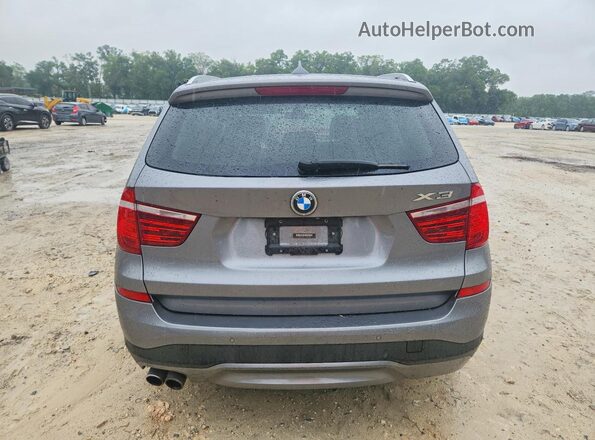 5UXWZ7C39H0V92944 2017 BMW X3 Серый Вид сзади
