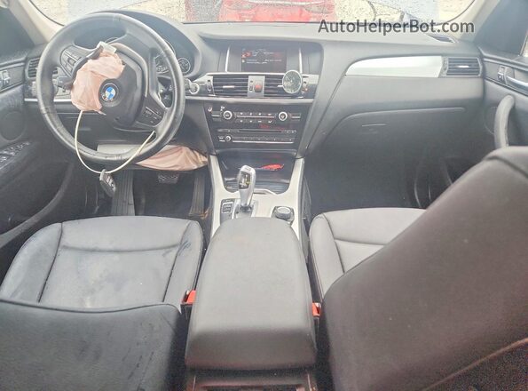 5UXWZ7C39H0V92944 2017 BMW X3 Серый Вид панели приборов