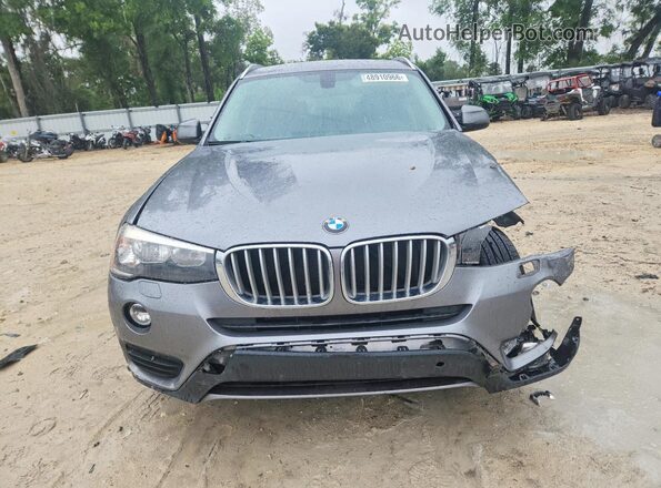 5UXWZ7C39H0V92944 2017 BMW X3 Серый Вид спереди