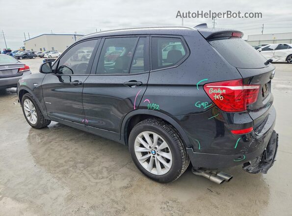 5UXWZ7C52G0R32094 2016 BMW X3 Черный Задняя левая четверть