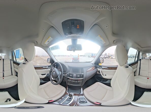 5UXWZ7C52G0R32094 2016 BMW X3 Черный Панорамный вид салона 360°