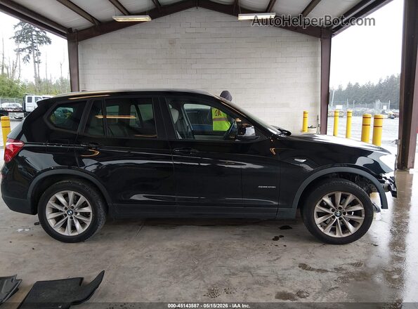 5UXWZ7C52H0U45236 2017 BMW X3 Black Widok wnętrza 360 stopni