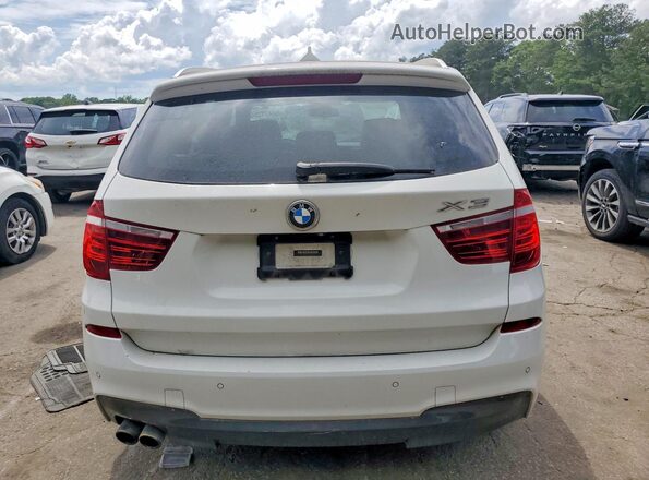5UXWZ7C53G0T42647 2016 BMW X3 Белый Вид сзади