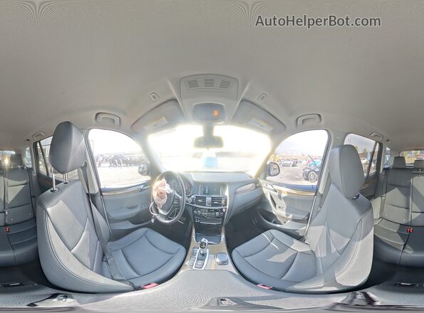 5UXWZ7C53H0U45374 2017 BMW X3 Белый Панорамный вид салона 360°
