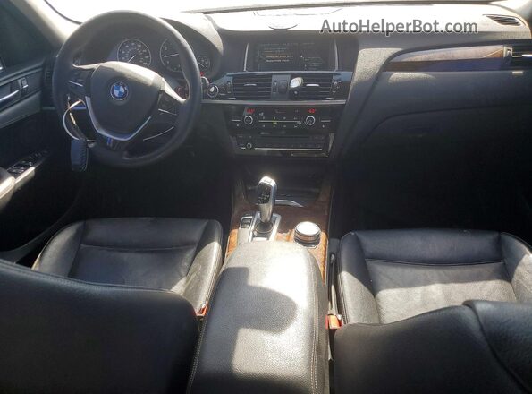 5UXWZ7C56H0V86178 2017 BMW X3 Черный Вид панели приборов