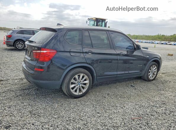5UXWZ7C56H0V86178 2017 BMW X3 Черный Задняя правая четверть