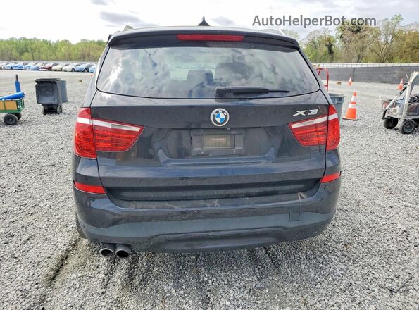 5UXWZ7C56H0V86178 2017 BMW X3 Черный Вид сзади