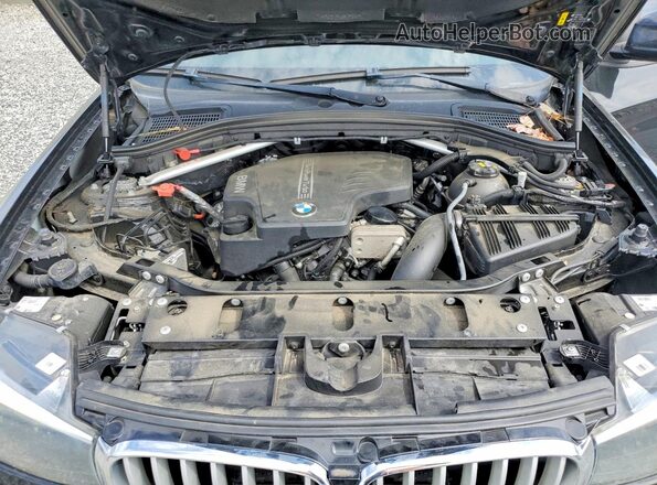 5UXWZ7C56H0V86178 2017 BMW X3 Черный Вид подкапотного пространства