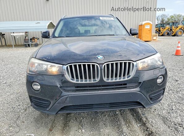 5UXWZ7C56H0V86178 2017 BMW X3 Черный Вид спереди