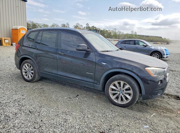 5UXWZ7C56H0V86178 2017 BMW X3 Черный Передняя правая четверть