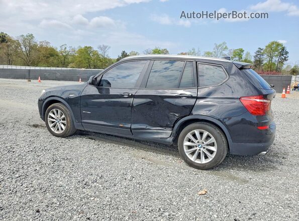 5UXWZ7C56H0V86178 2017 BMW X3 Черный Задняя левая четверть