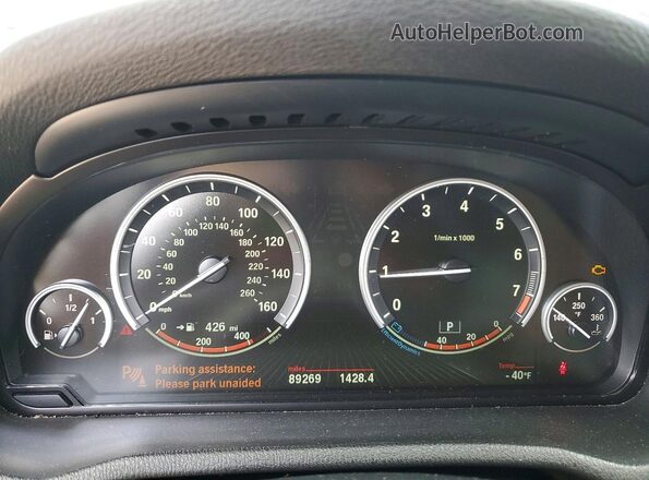 5UXWZ7C57H0U45667 2017 BMW X3 Черный Вид щитка приборов