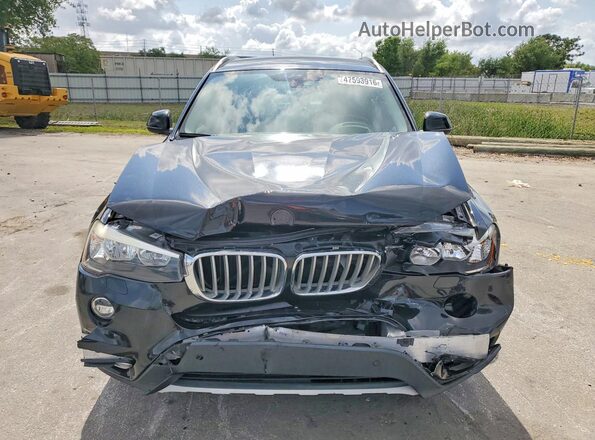 5UXWZ7C57H0U45667 2017 BMW X3 Черный Вид спереди