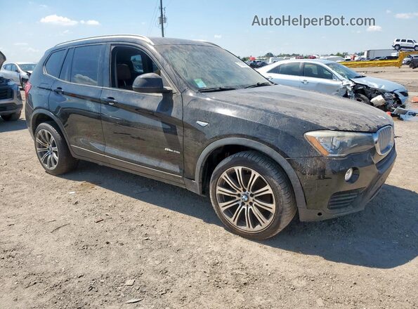 5UXWZ7C59G0R32772 2016 BMW X3 Black Передня права чверть