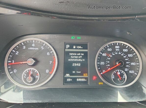5XXG44J86RG247968 2024 KIA K5 Белый Вид щитка приборов