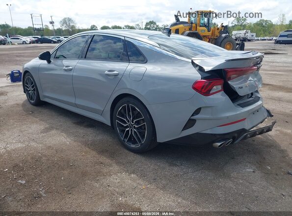 5XXG44J89NG097526 2022 KIA K5 Серый Задняя левая четверть