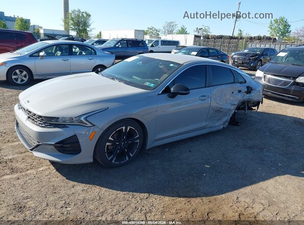 5XXG64J24MG024357 2021 KIA K5 Серый Передняя левая четверть