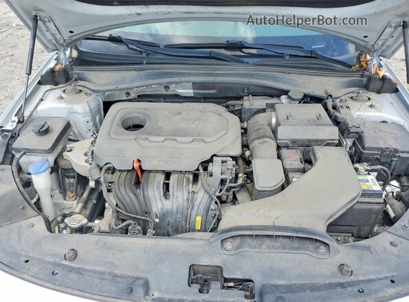 5XXGT4L33KG349870 2019 KIA OPTIMA Серебряный Вид задней части салона