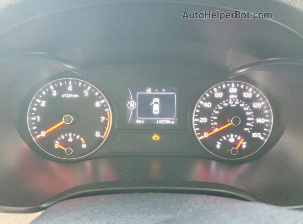 5XXGT4L35GG115673 2016 KIA OPTIMA Темно-бордовый Вид щитка приборов