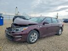 2018 Kia Optima Lx Maroon vin: 5XXGT4L37JG191953