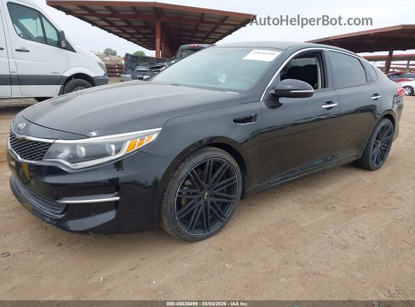 5XXGT4L39GG031579 2016 KIA OPTIMA Black Przód lewy