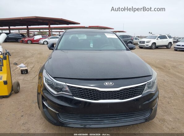 5XXGT4L39GG031579 2016 KIA OPTIMA Black Widok z przodu